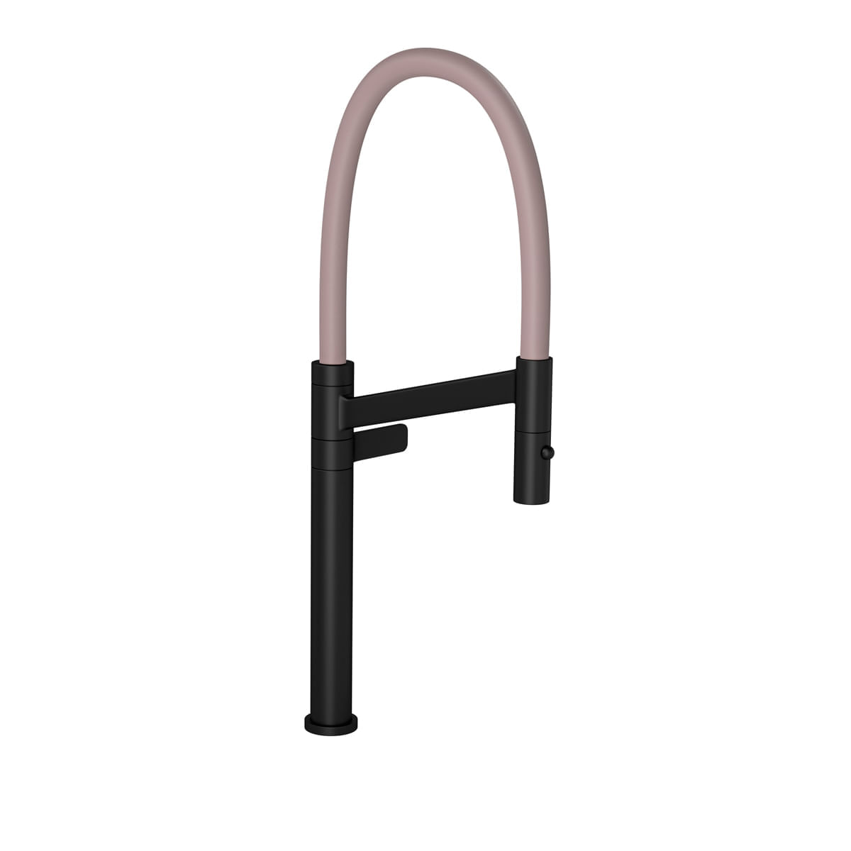 Torneira de Mesa Cozinha Bica Movel com Arejador Colore 1/2" Fendi Black Matte
