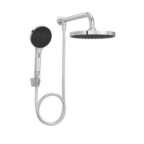 Chuveiro de Parede com Desviador Redondo Multijatos Flex Max Cromado